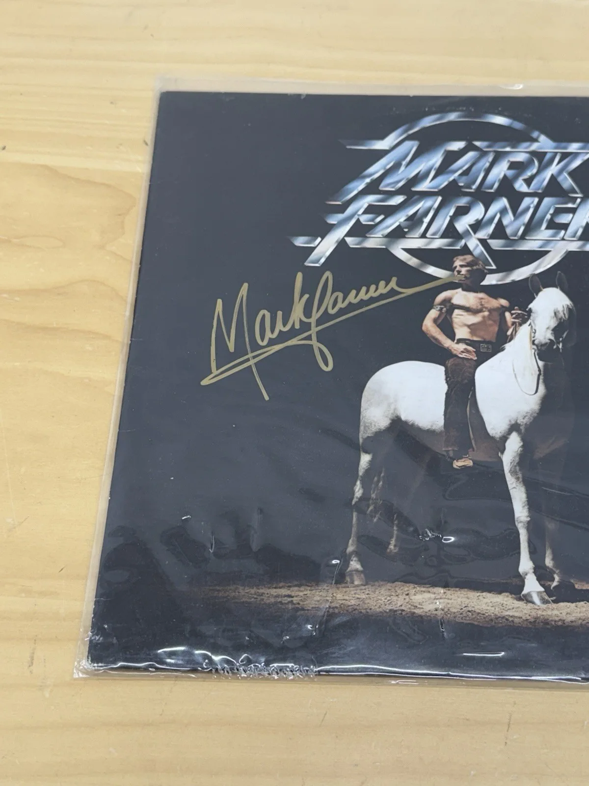 SIGNED MARK FARNER SOLO PROMO LP GRAND FUNK RAILROAD, изображение 2