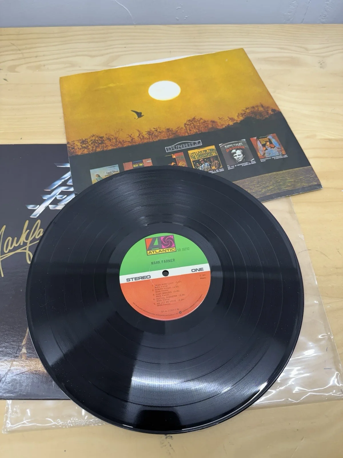 SIGNED MARK FARNER SOLO PROMO LP GRAND FUNK RAILROAD, изображение 5
