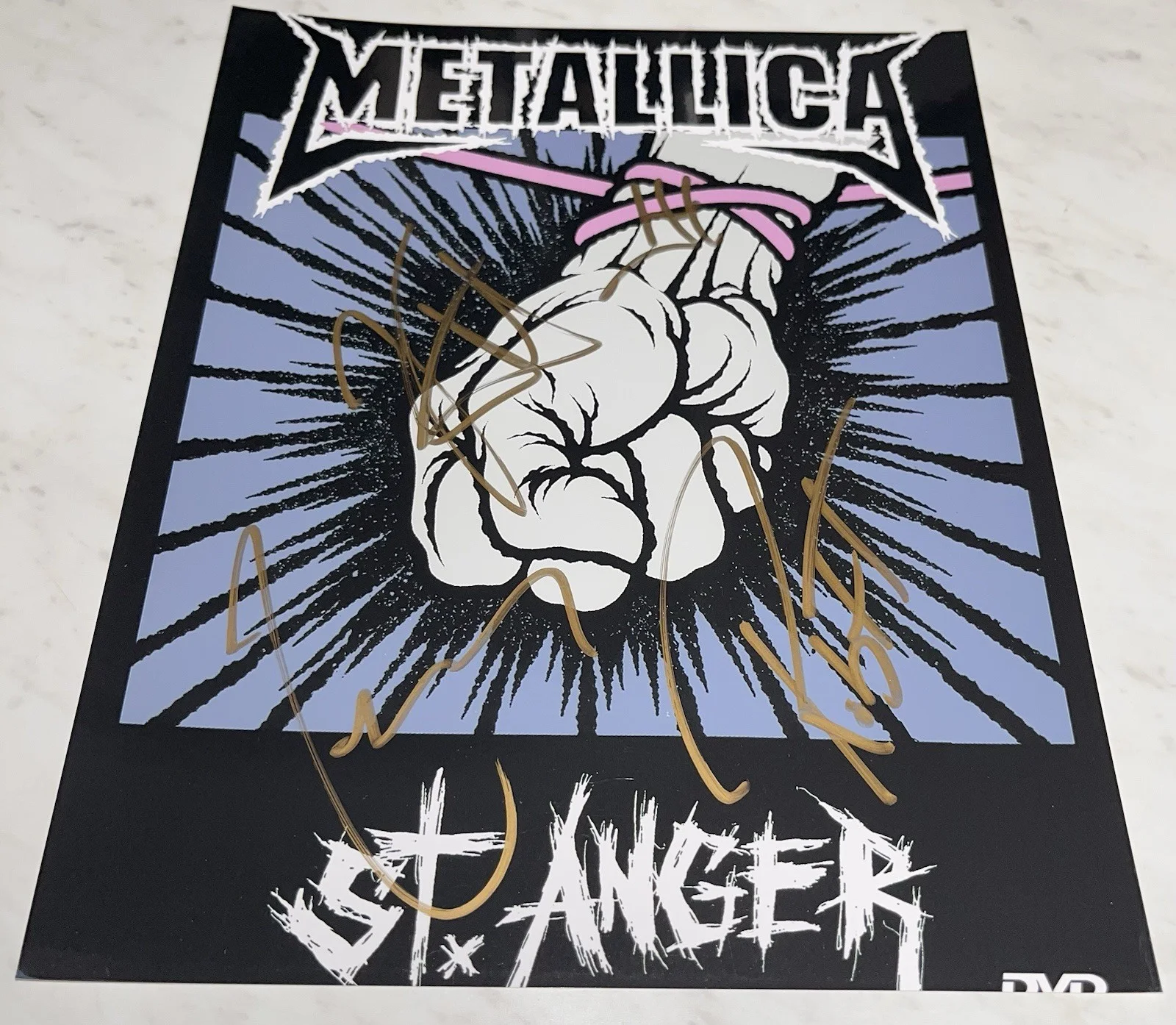 Metallica Fully Signed Photo, image 2