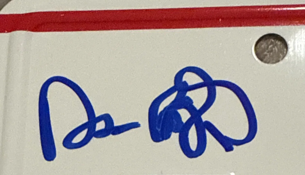 Dan Aykroyd — DAN AYKROYD signed (GHOSTBUSTERS) Ray Ecto 1 License Plate Beckett 3W042371, image 2