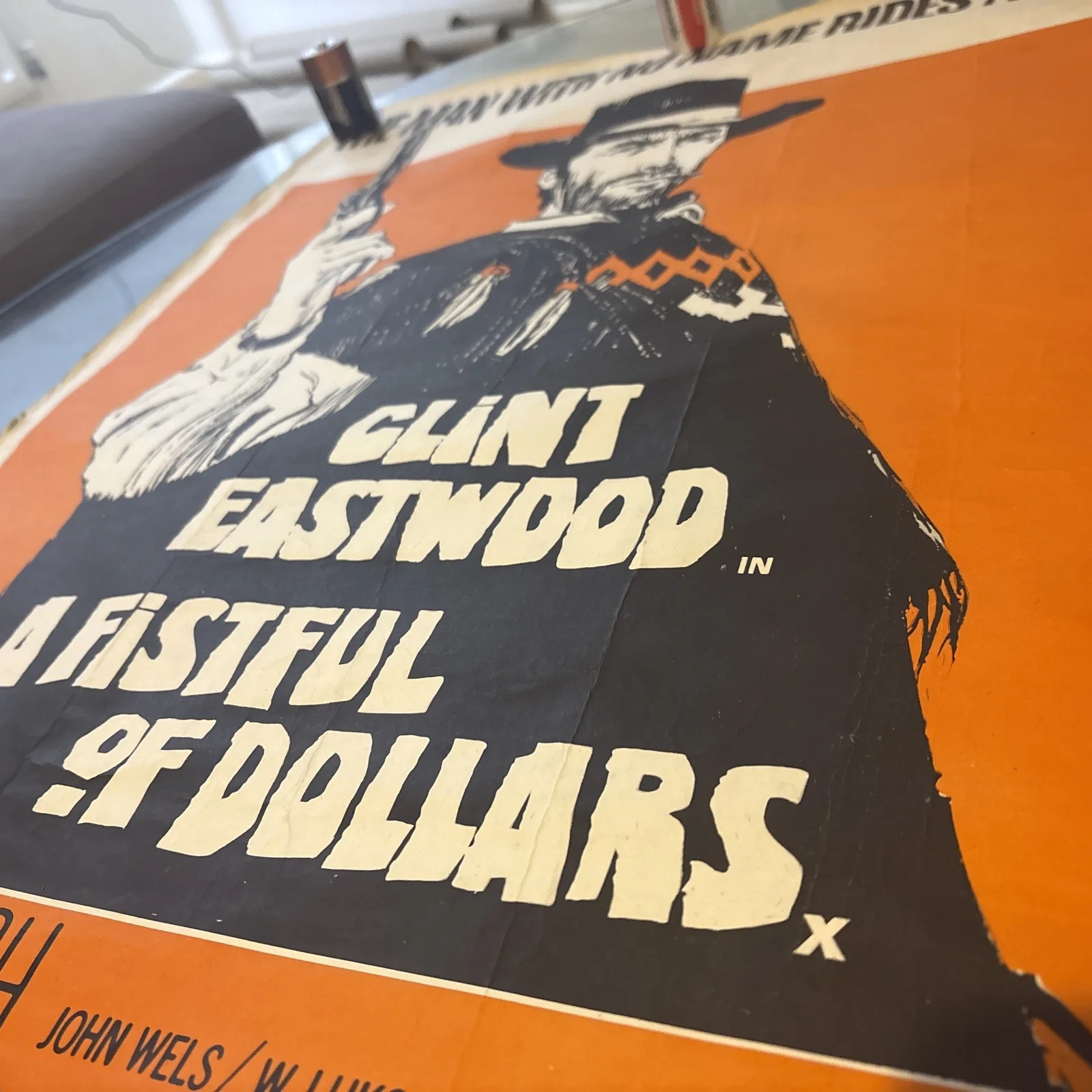 FISTFUL OF DOLLARS 1967 ORIGINAL UK (HALF) QUAD MOVIE FILM POSTER CLINT EASTWOOD, изображение 5