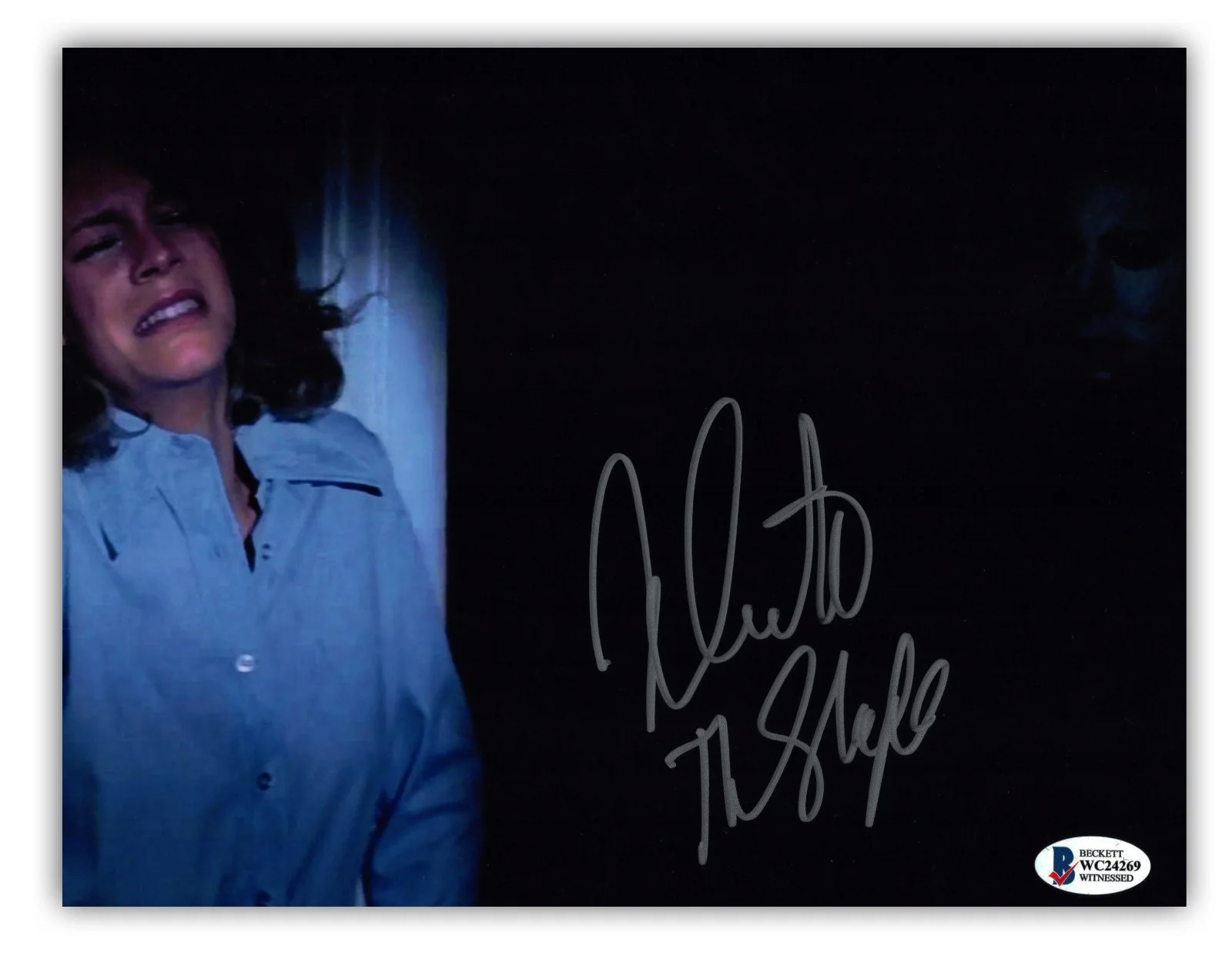 NICK CASTLE — NICK CASTLE Halloween Signed/Autographed 11x14 Mat Display - Beckett Witnessed, изображение 3
