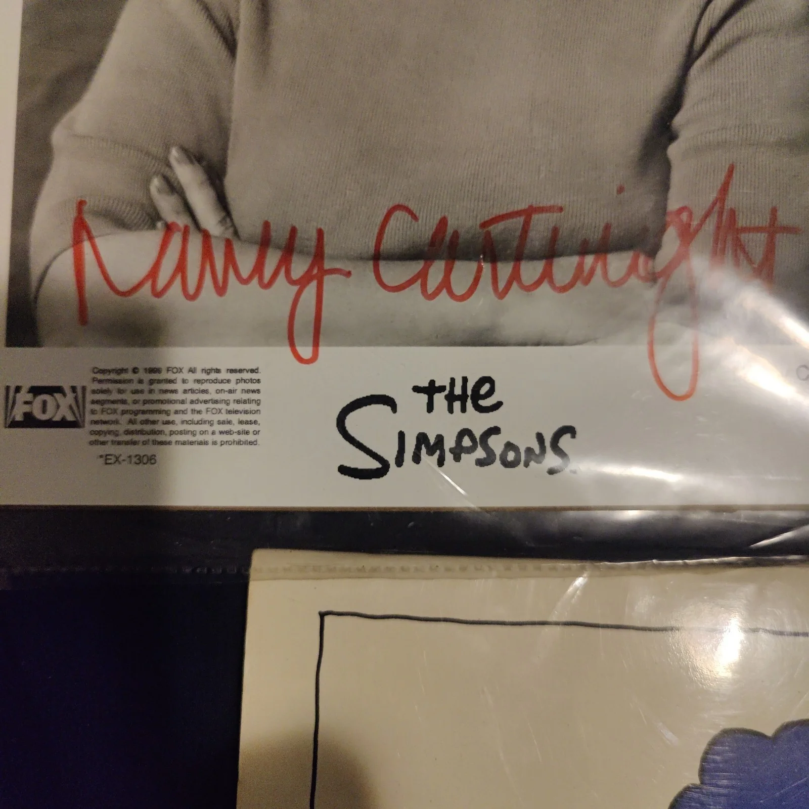 Nancy Cartwright — Simpsons Rare Nancy Cartwright Signed Promo Photo, Plus Talking Bart And More, image 2