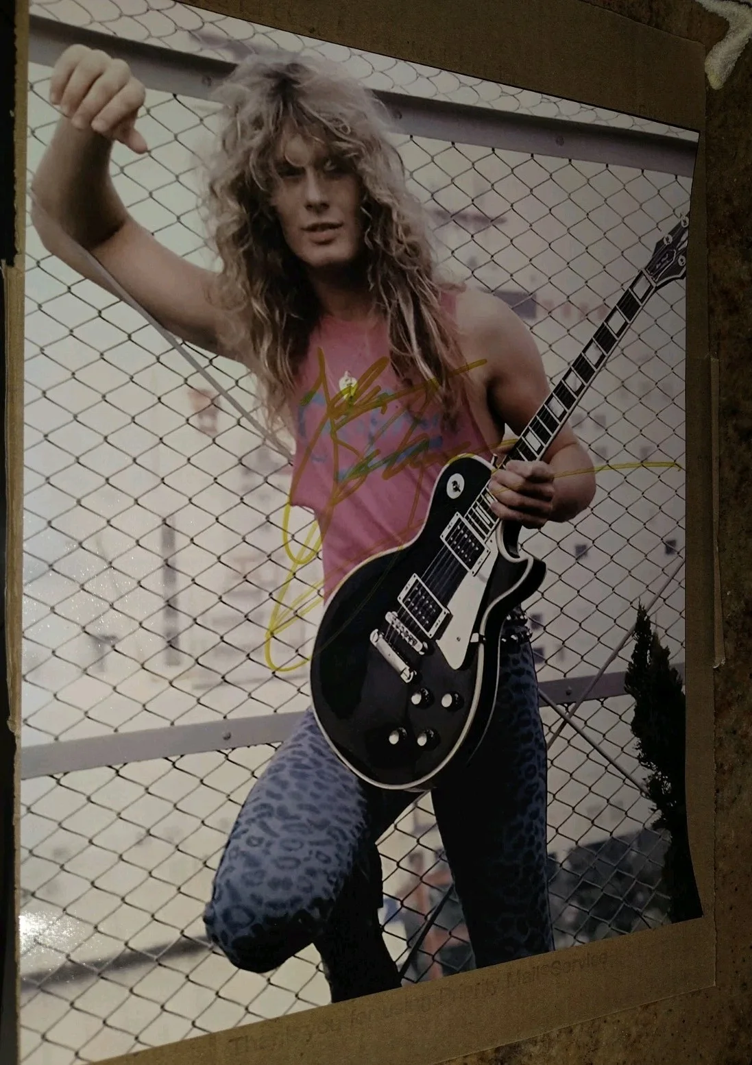 JOHN Sykes. Whitesnake Signed 11x14 Thin Lizzy Posed Photo, image 2