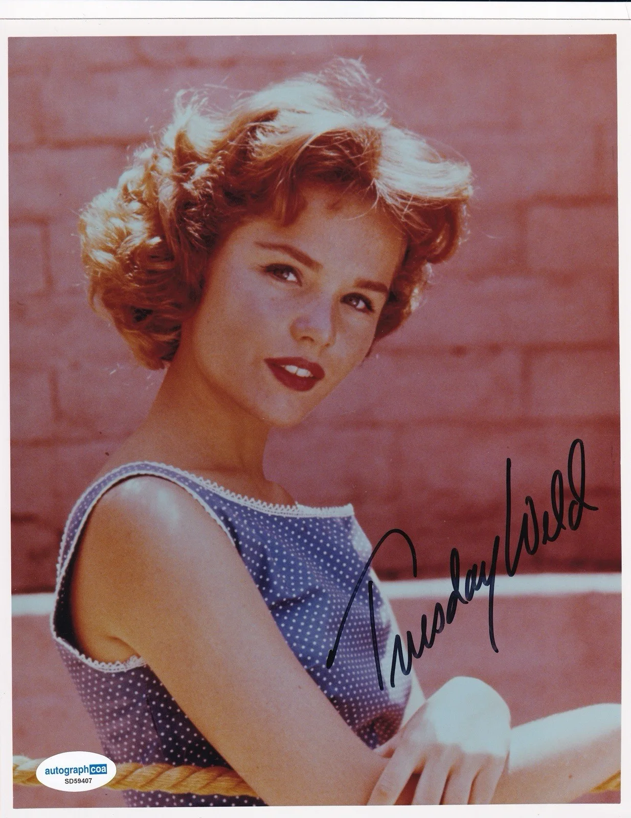 Tuesday Weld — Actress Tuesday Weld Signed Autograph Beautiful Color 8x10 (COA)