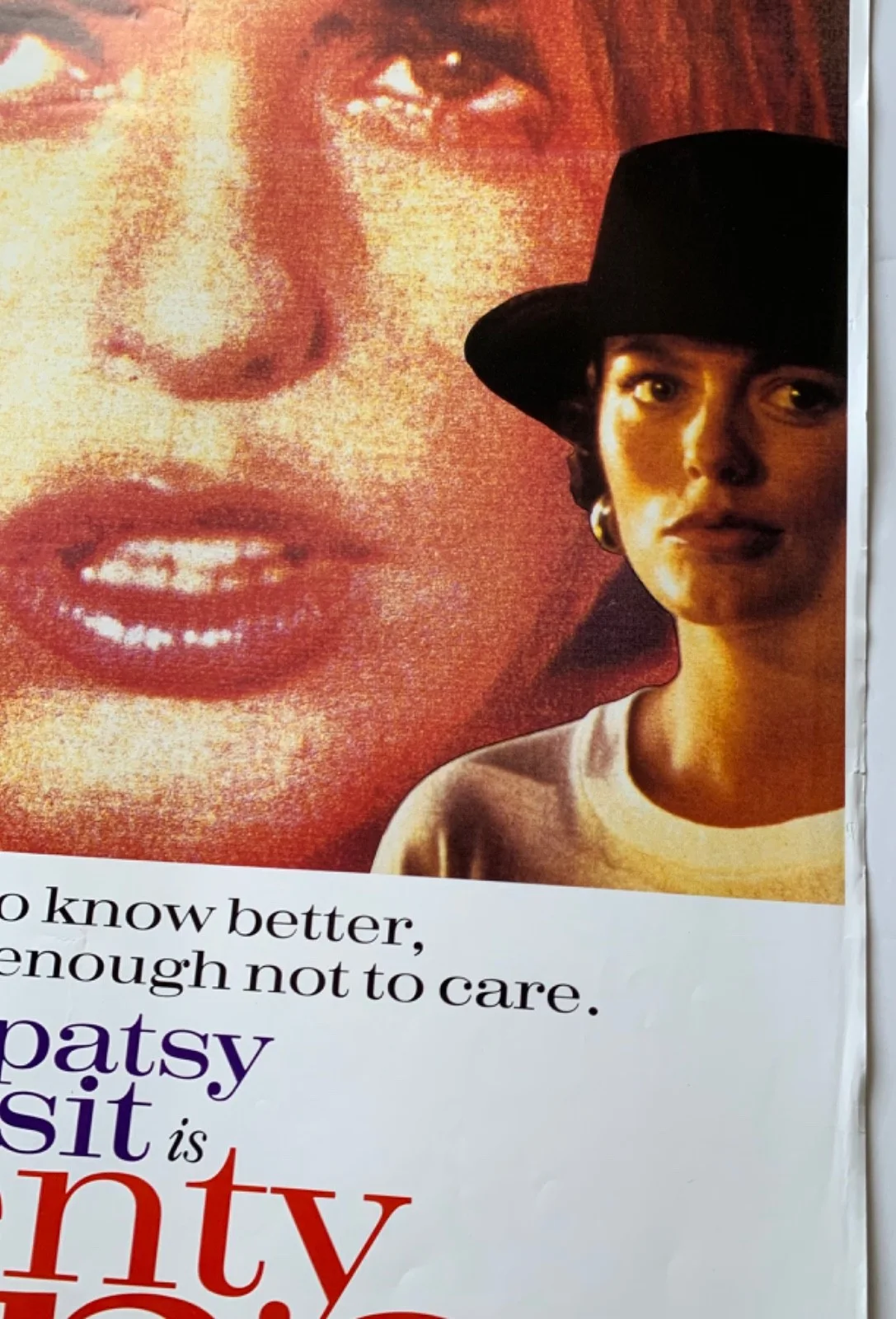 TWENTY ONE / VINTAGE VIDEO FILM POSTER 1990’S BRITISH PATSY KENSIT, image 5
