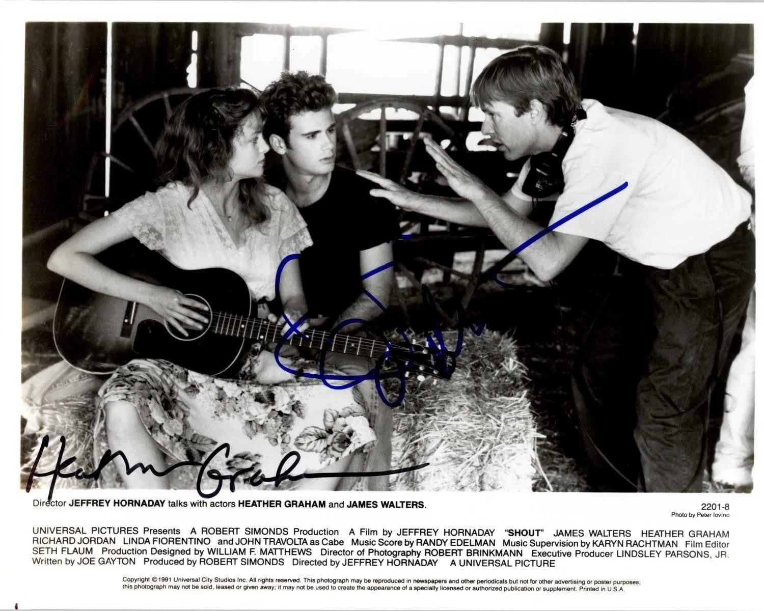 Heather Graham — Heather Graham & James Walters Signed Autographed "Shout" Glossy 8x10 Photo