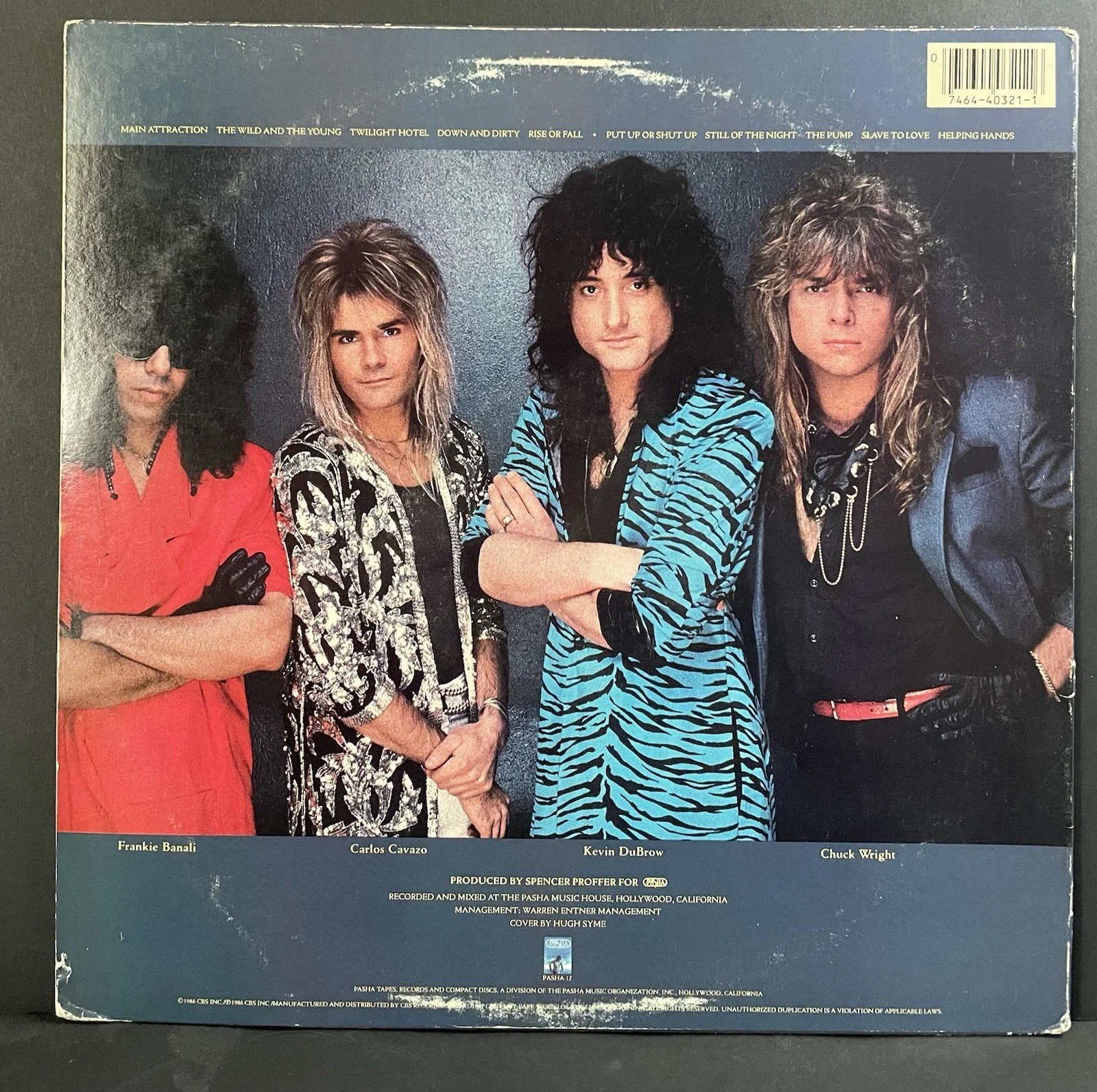 Quiet Riot Frankie Banali Carlos Cavazo Signed QR 3 Album Vinyl Record x2, изображение 4