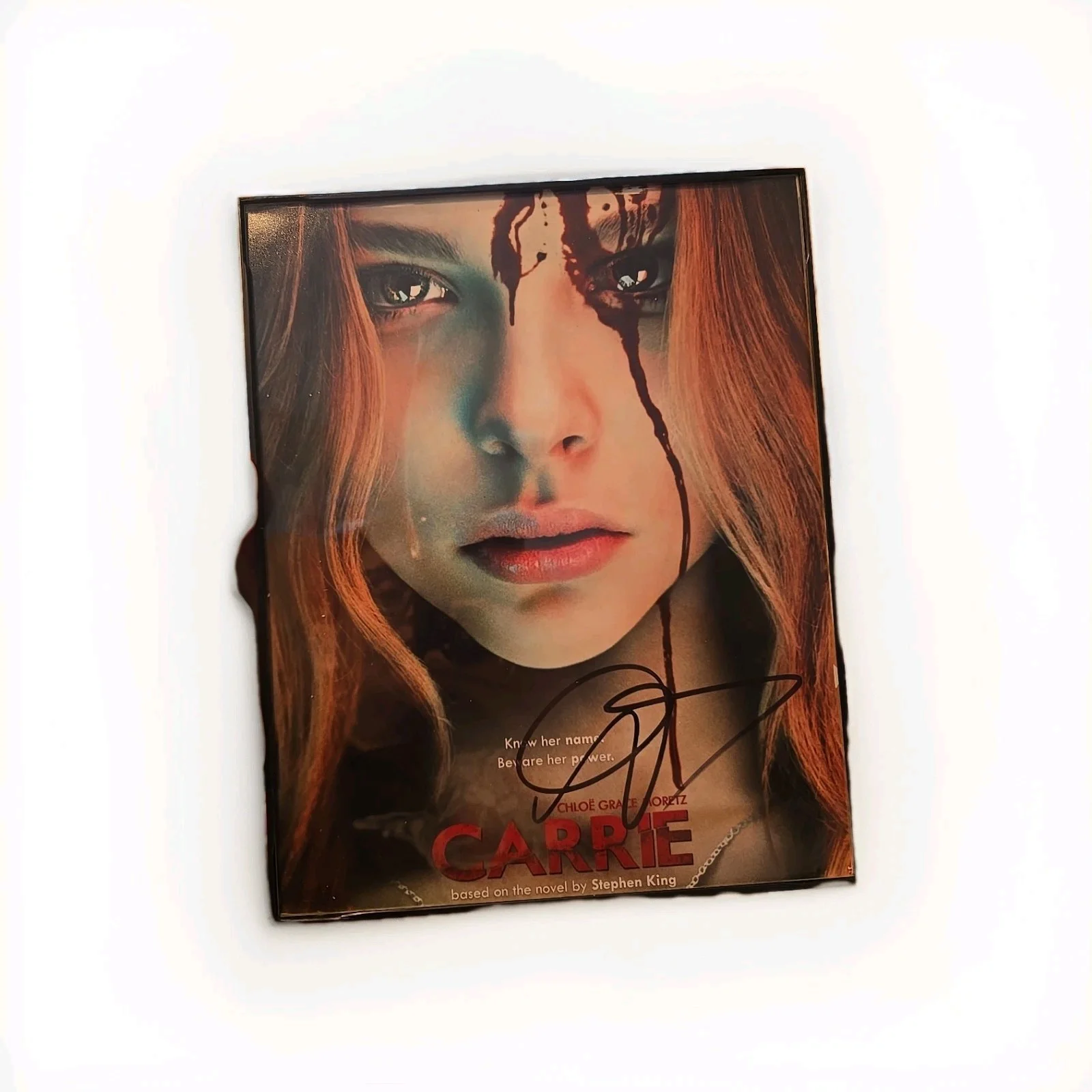 see title — Chloe Grace Moretz Signed Autographed 8x10 Carrie Photograph Authenticated