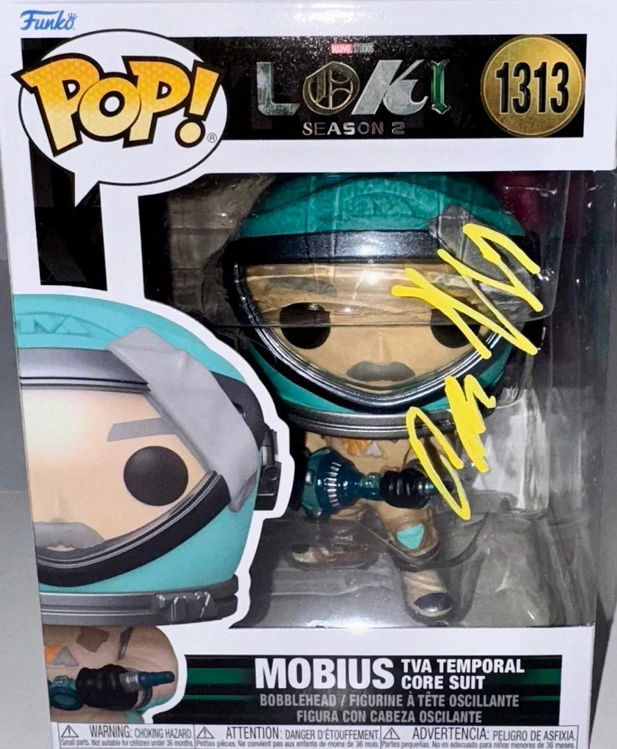 Owen Wilson Signed Funko Pop #1313 "Mobius (Loki) - JSA COA, image 2