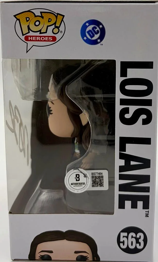 Rachel Brosnahan signed "Lois Lane" Funko Pop #563 (Superman) - Beckett COA, изображение 3