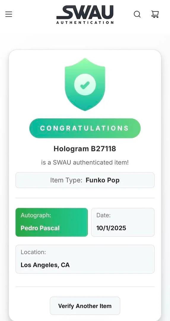 Pedro Pascal Signed Funko Pop #663 The Mandalorian (Star Wars) - Beckett COA, изображение 5