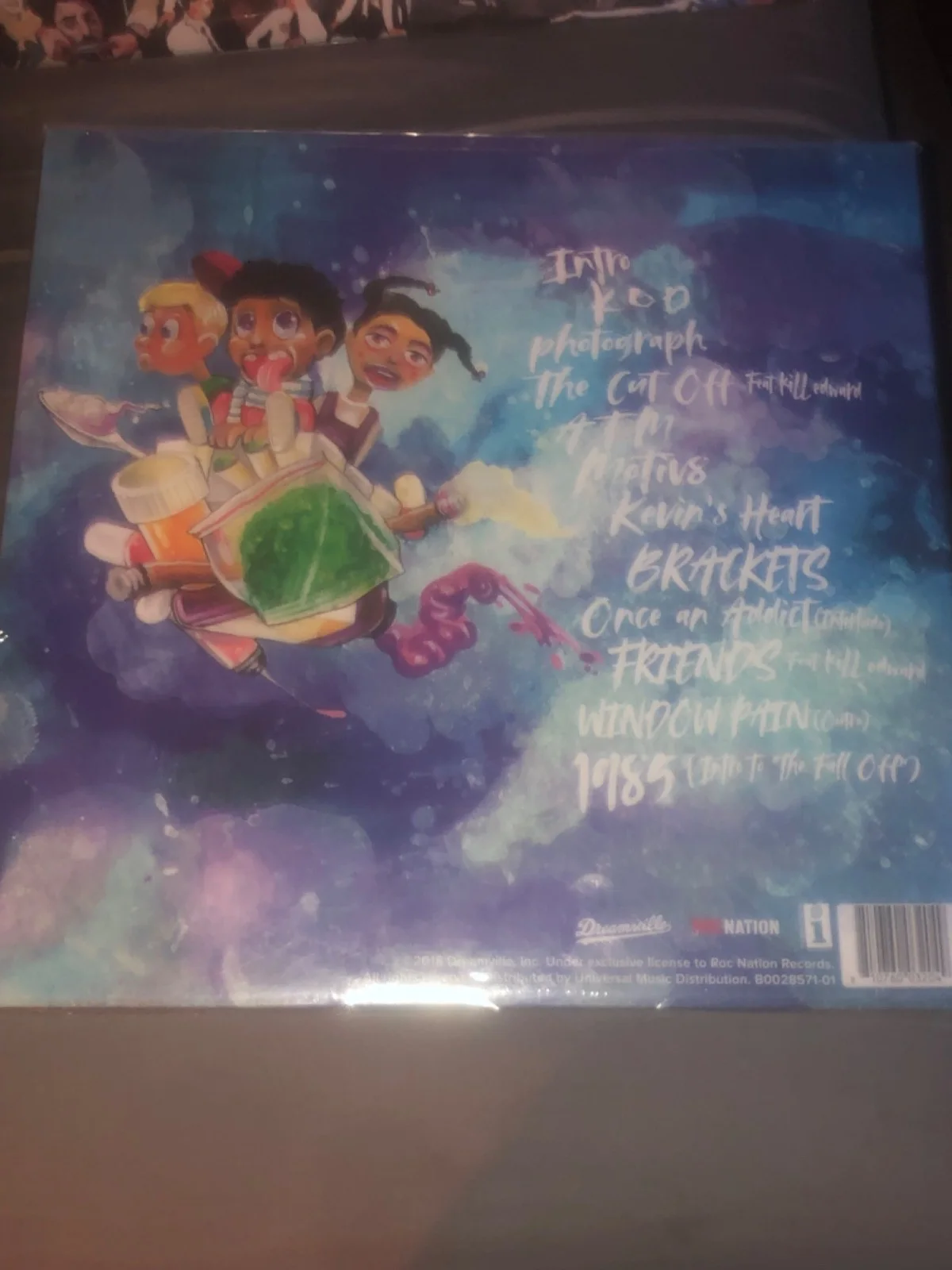J. Cole Autographed Signed KOD Vinyl Album Record JSA # HH75013, изображение 2