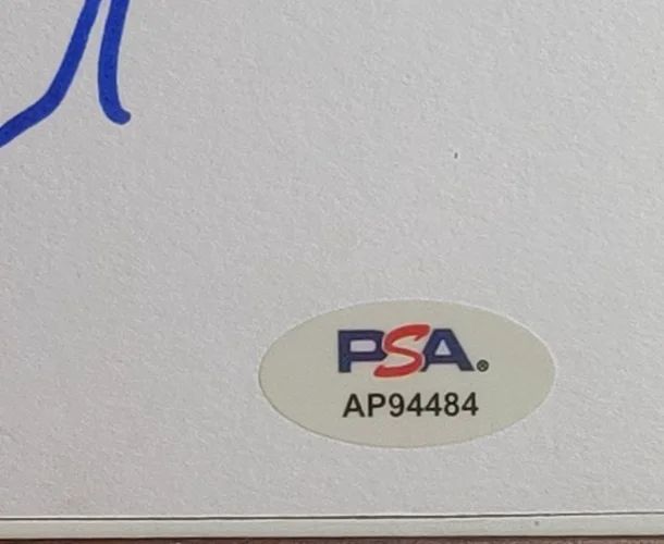 Patrick Stewart — Patrick Stewart Authentic Signed Index Card W/ PSA COA Star Trek Picard, image 2
