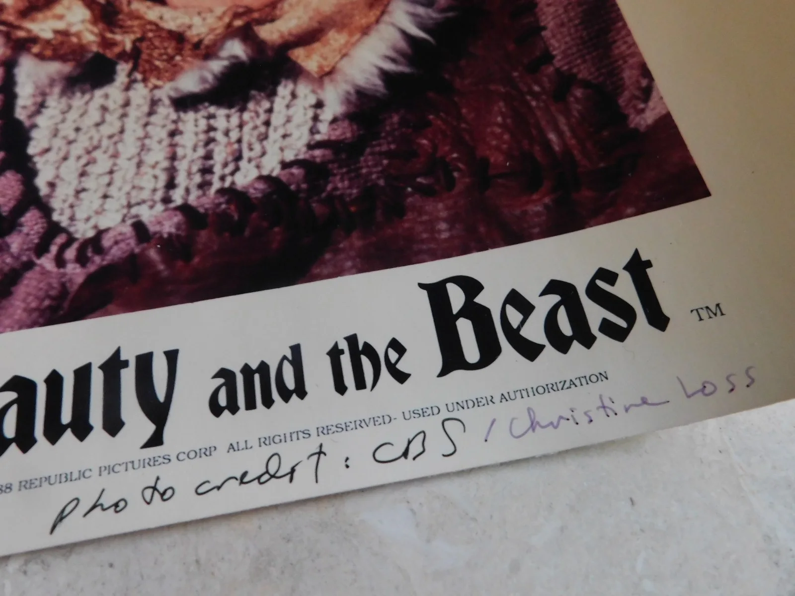 Roy Dotrice Father Beauty and the Beast Publicity Photo 8 x 10 **Guaranteed**, image 2
