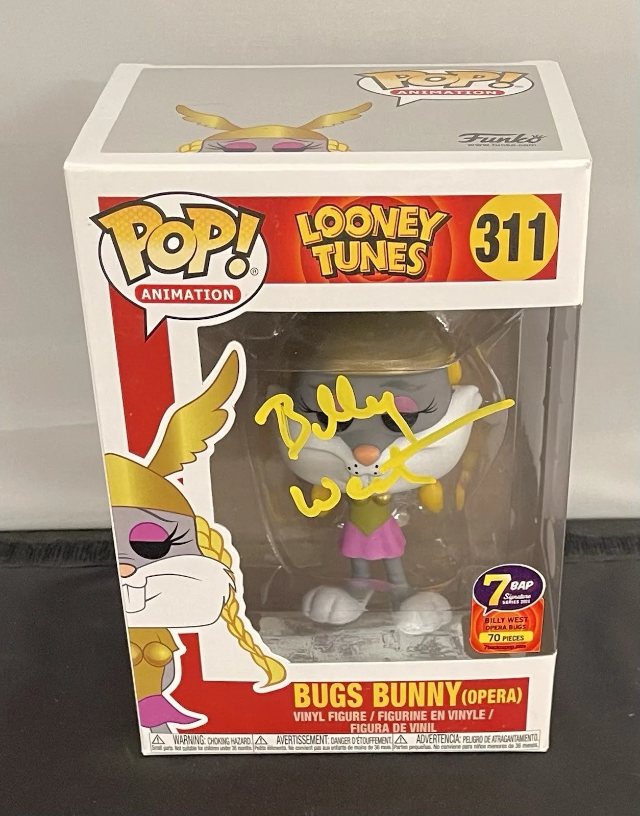 Billy West — Funko Pop Billy West Bugs Bunny Opera #311 Signed Autographed JSA COA, image 2