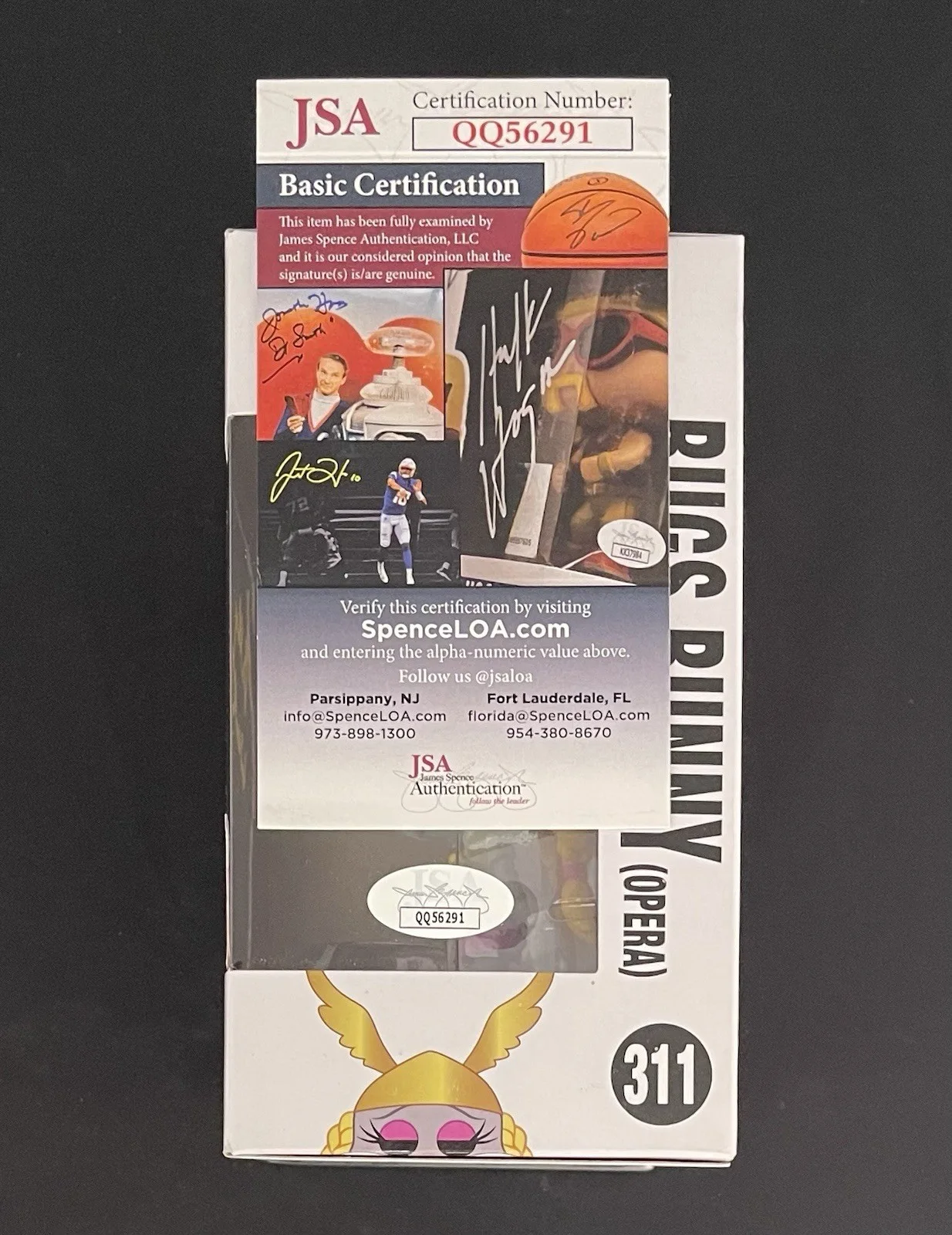 Billy West — Funko Pop Billy West Bugs Bunny Opera #311 Signed Autographed JSA COA, image 3