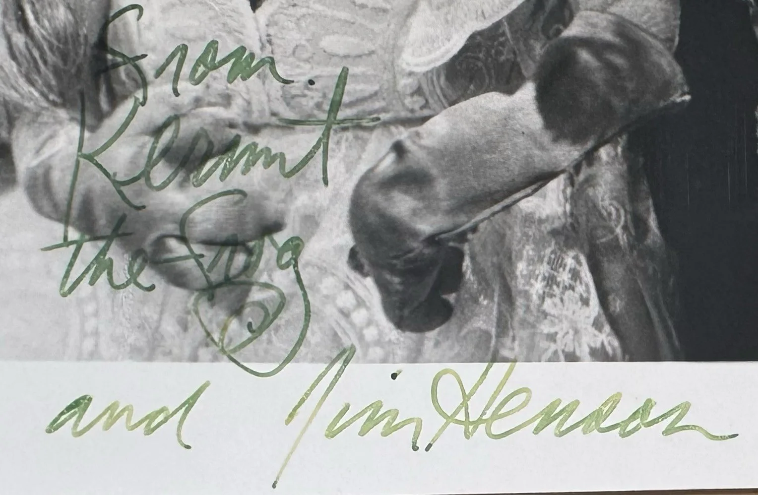 Jim Henson Signed Autographed 8x10 Photo W Kermit Inscription SWAU Cert Muppets, изображение 2