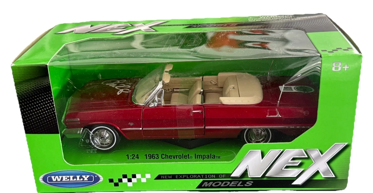 CHAZZ PALMINTERI signed (A BRONX TALE) Red Die Cast Car SONNY BECKETT 4W323316, image 4