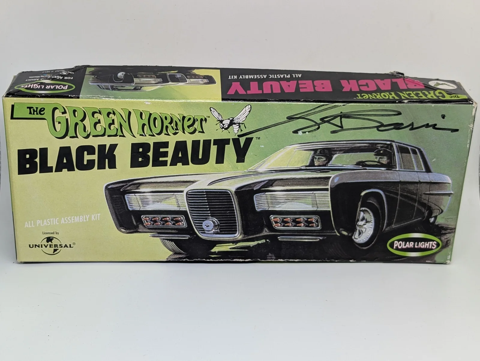 George Barris — Signed By George Barris The Green Hornet Black Beauty Polar Lights Box Only