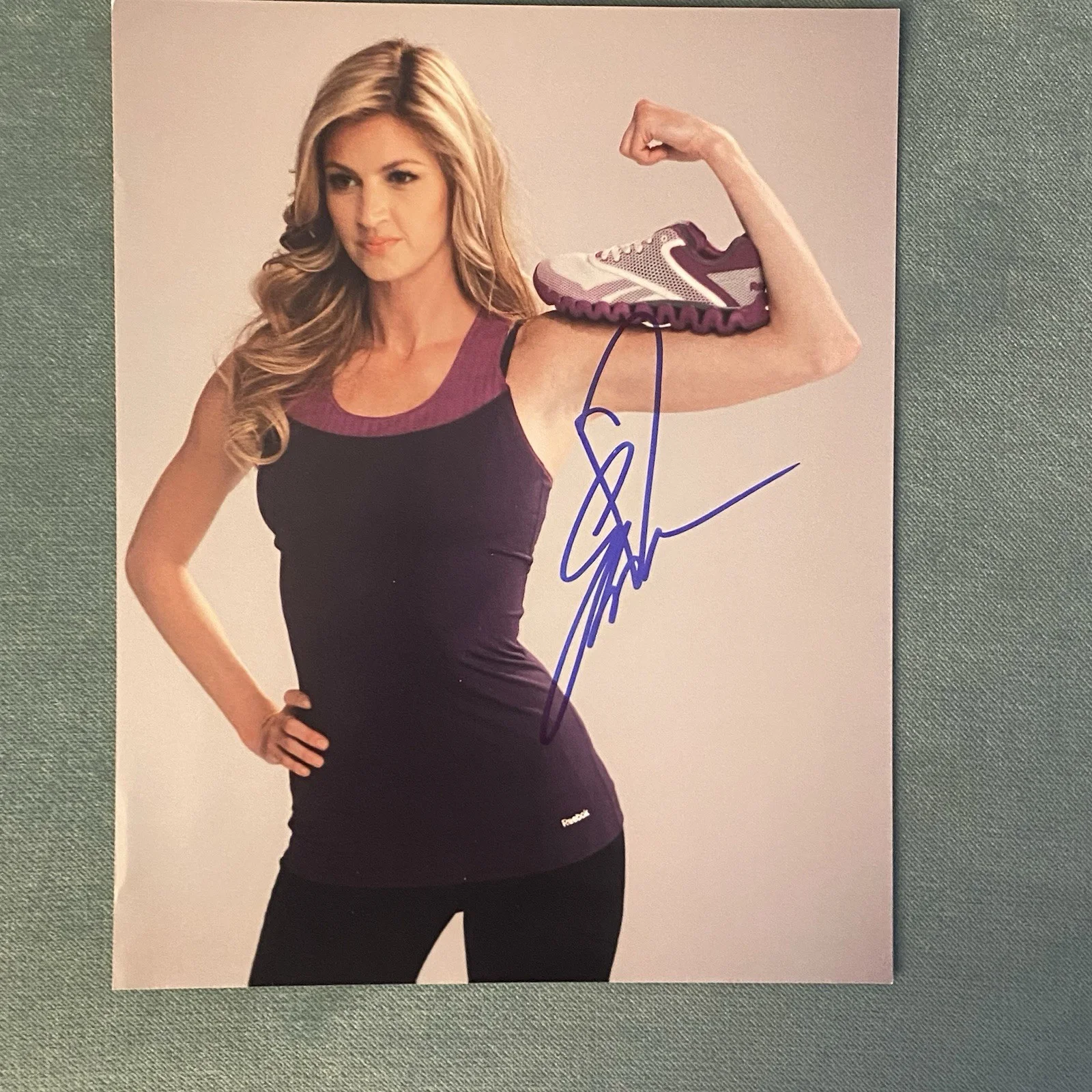 Erin Andrews — Erin Andrews ESPN Fox Reebok Sports Reporter Signed Autograph 8x10 W/COA, изображение 2
