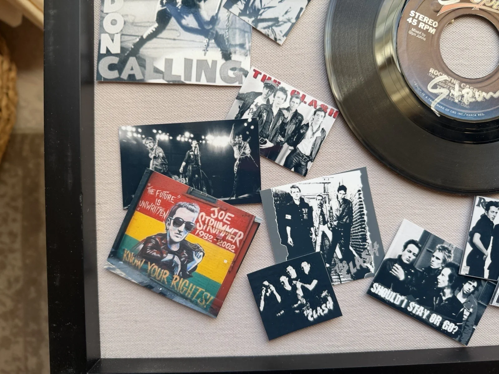 The Clash Joe Strummer Signed Vinyl Record - Rock The Casbah Autograph Signature, изображение 3