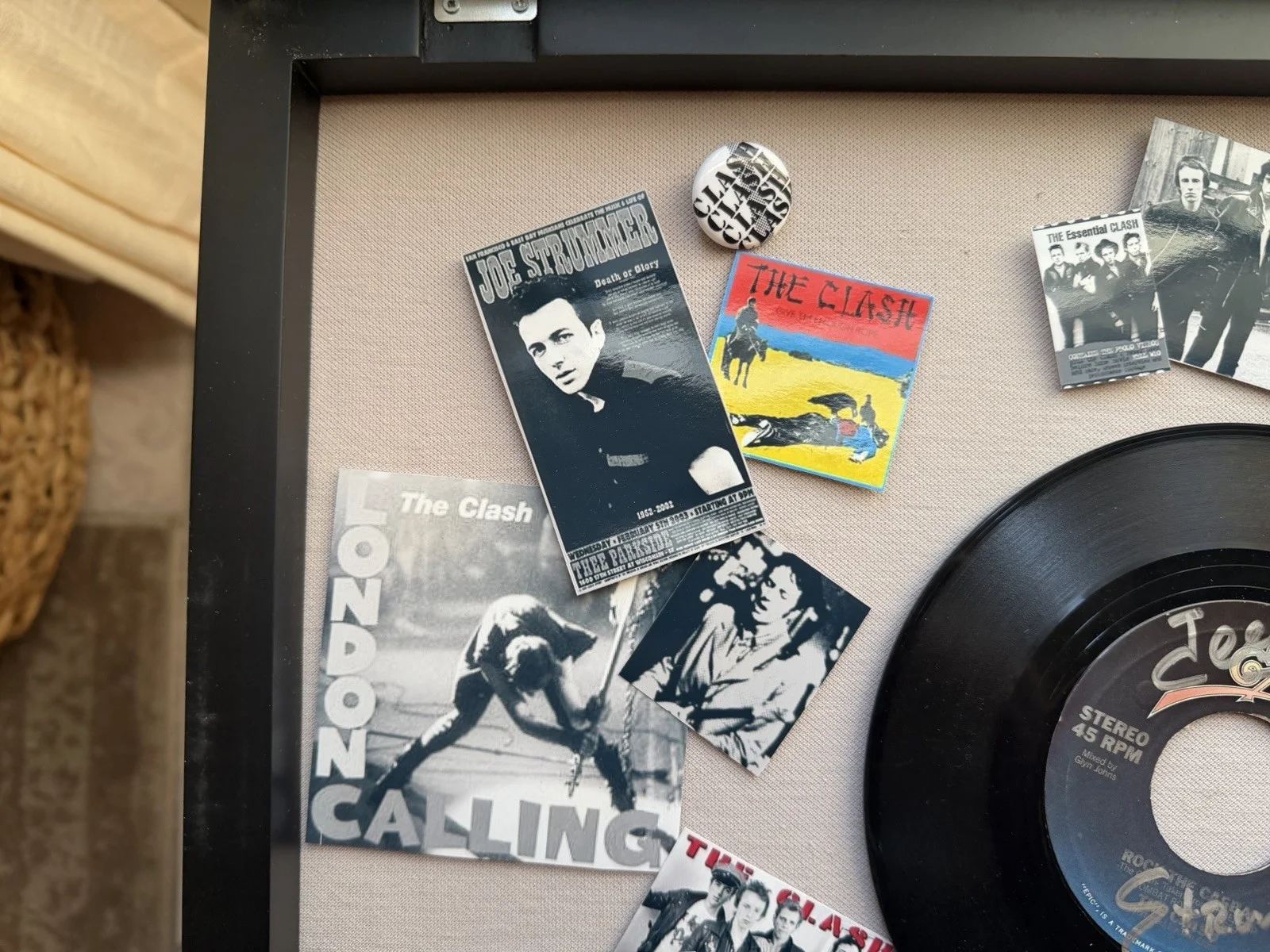 The Clash Joe Strummer Signed Vinyl Record - Rock The Casbah Autograph Signature, изображение 5