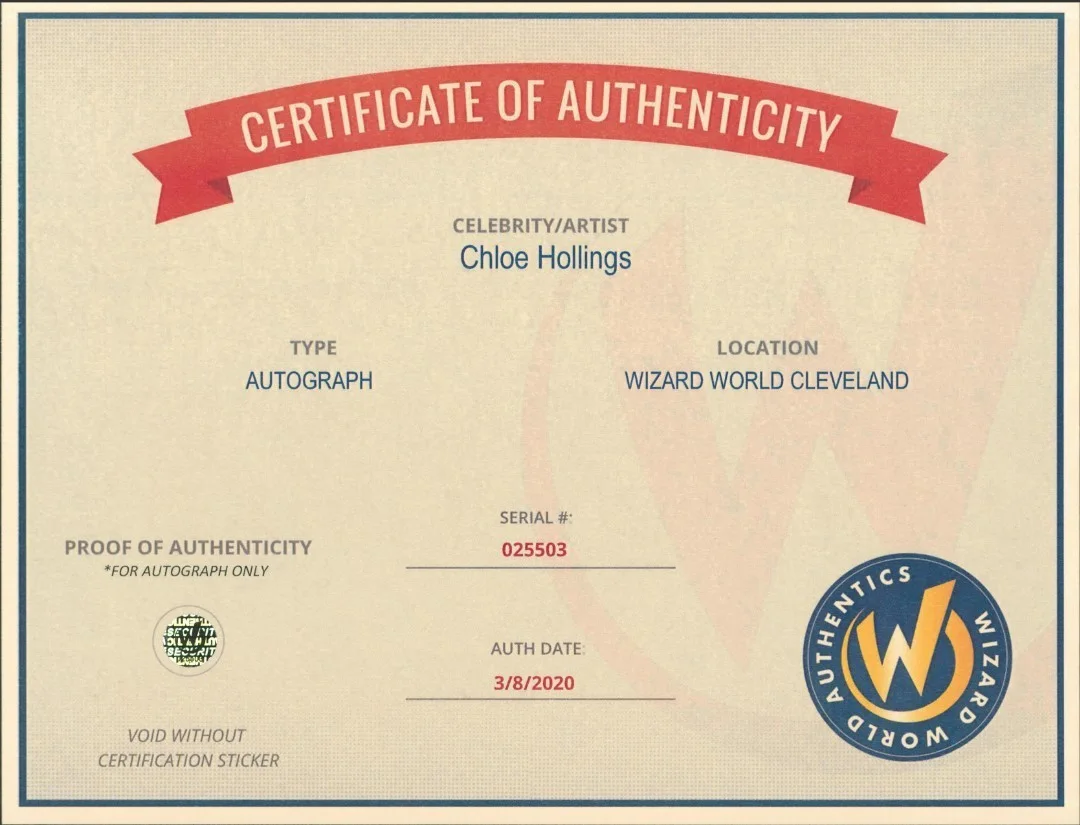 CHLOE HOLLINGS — CHLOE HOLLINGS (Voice of Widowmaker) Signed Overwatch 8x10 Photo (Wizard World), изображение 4