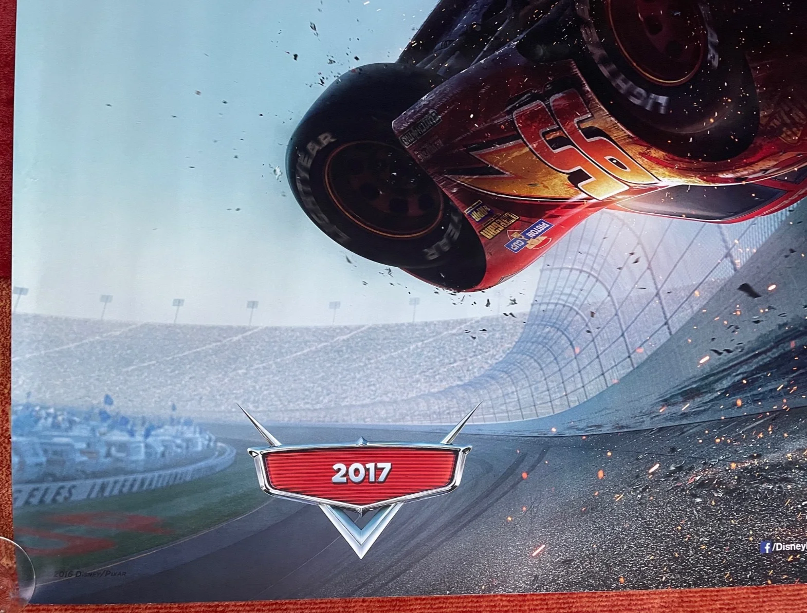 CARS 3 (2017) Pixar UK Advance Teaser Quad Movie Film Poster Owen Wilson, изображение 4