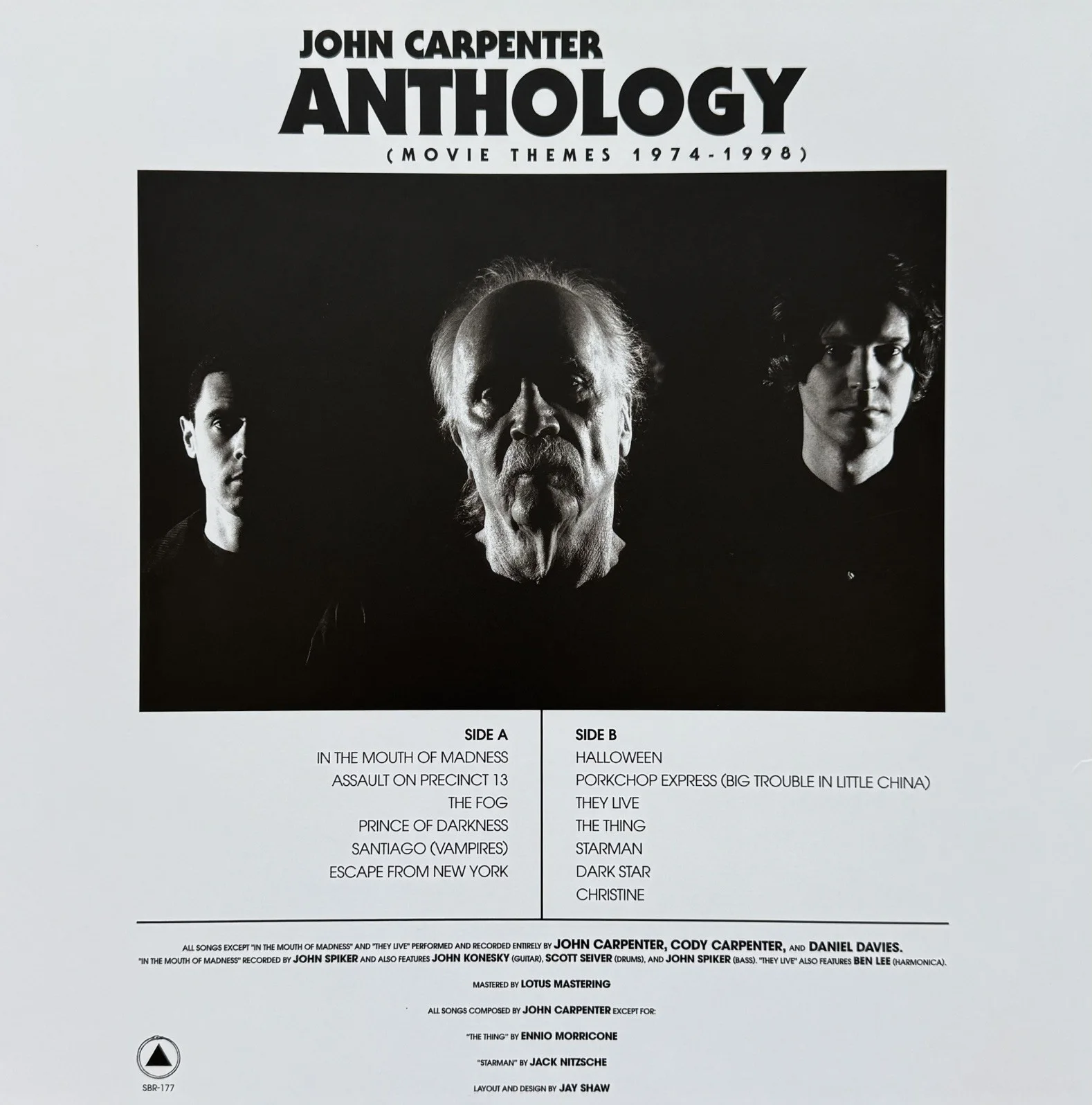 John Carpenter Signed Anthology Vinyl Record LP *ON COVER* *SKETCH* Halloween, изображение 2