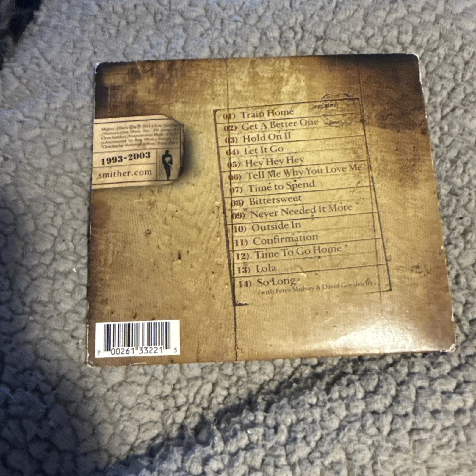 Signed- Chris Smither Lost And Found Cd 1993-2003, image 2