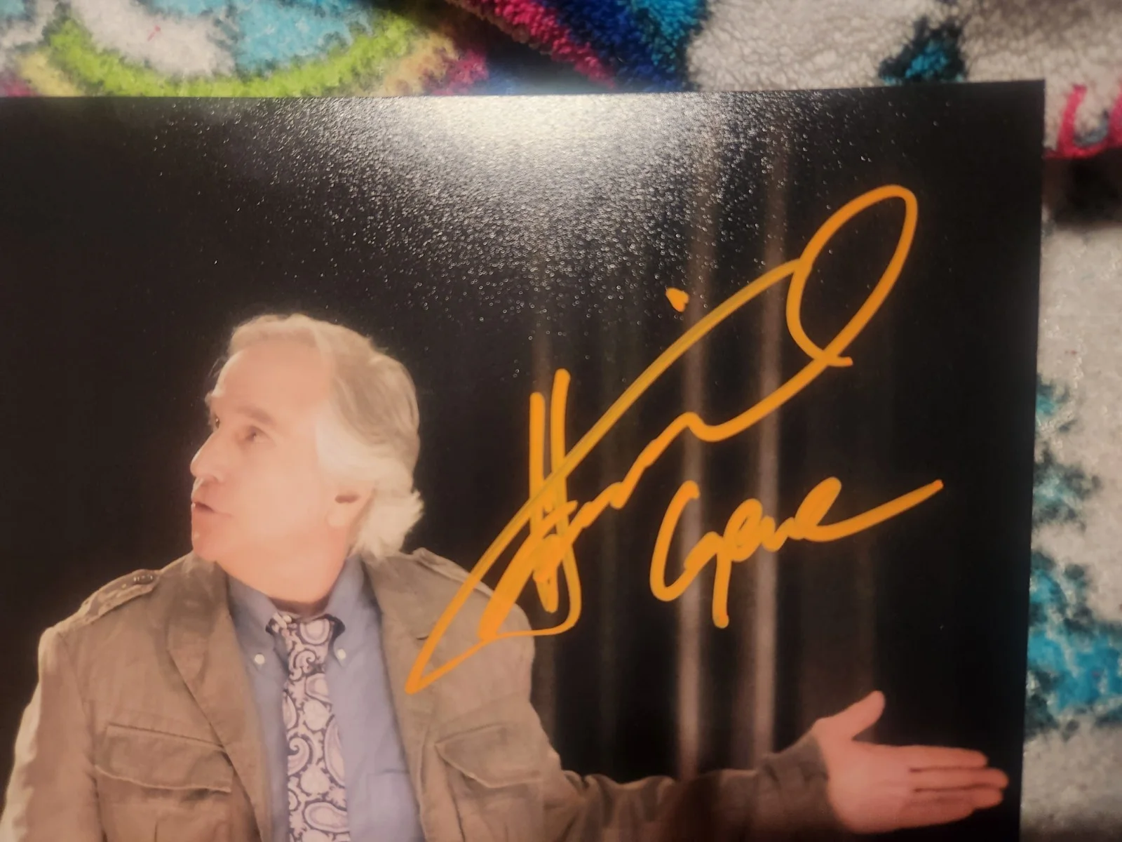 Henry Winkler signed print from the show Barry with Bill Hader, изображение 2