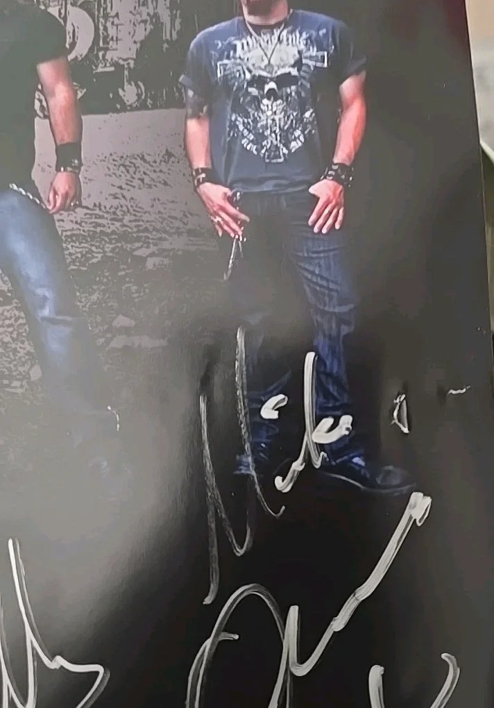 Adrenaline Mob Band signed 11x17 Poster Autographed 2011 Tour Entire Band, image 4