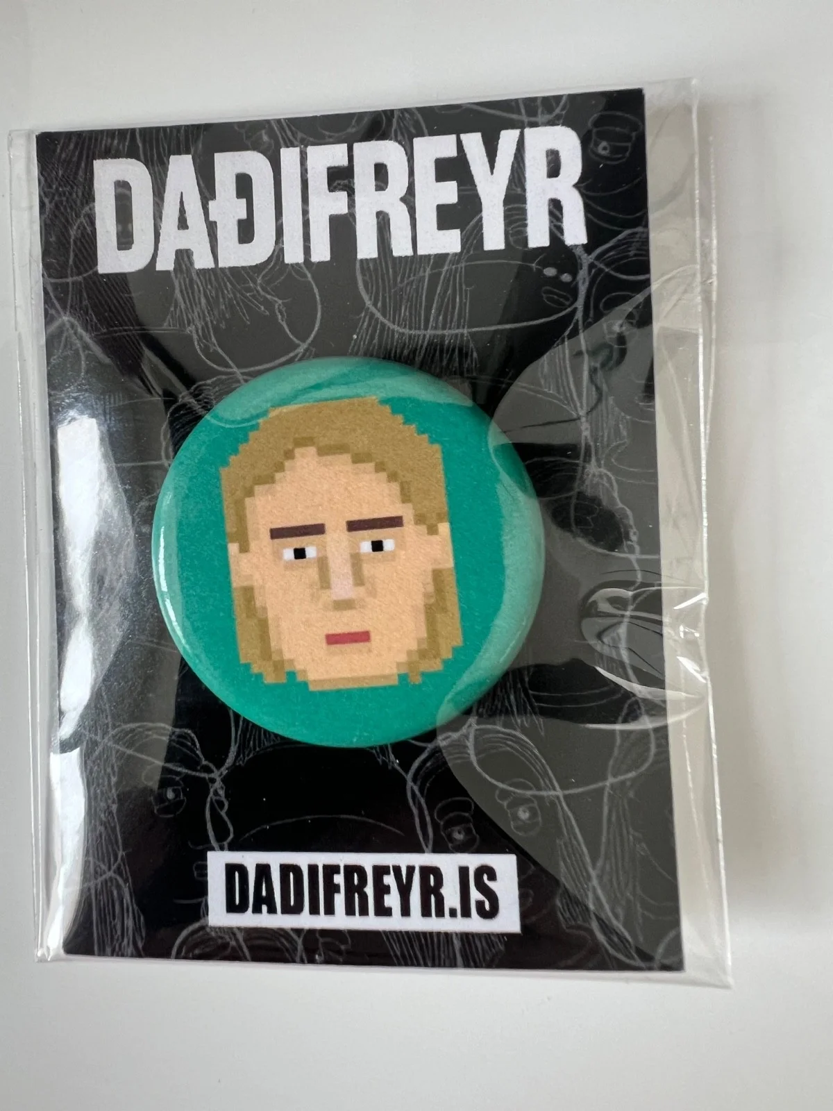 Dadi Freyr Signed poster, signed pillow, tote bag and pin bundle, image 4