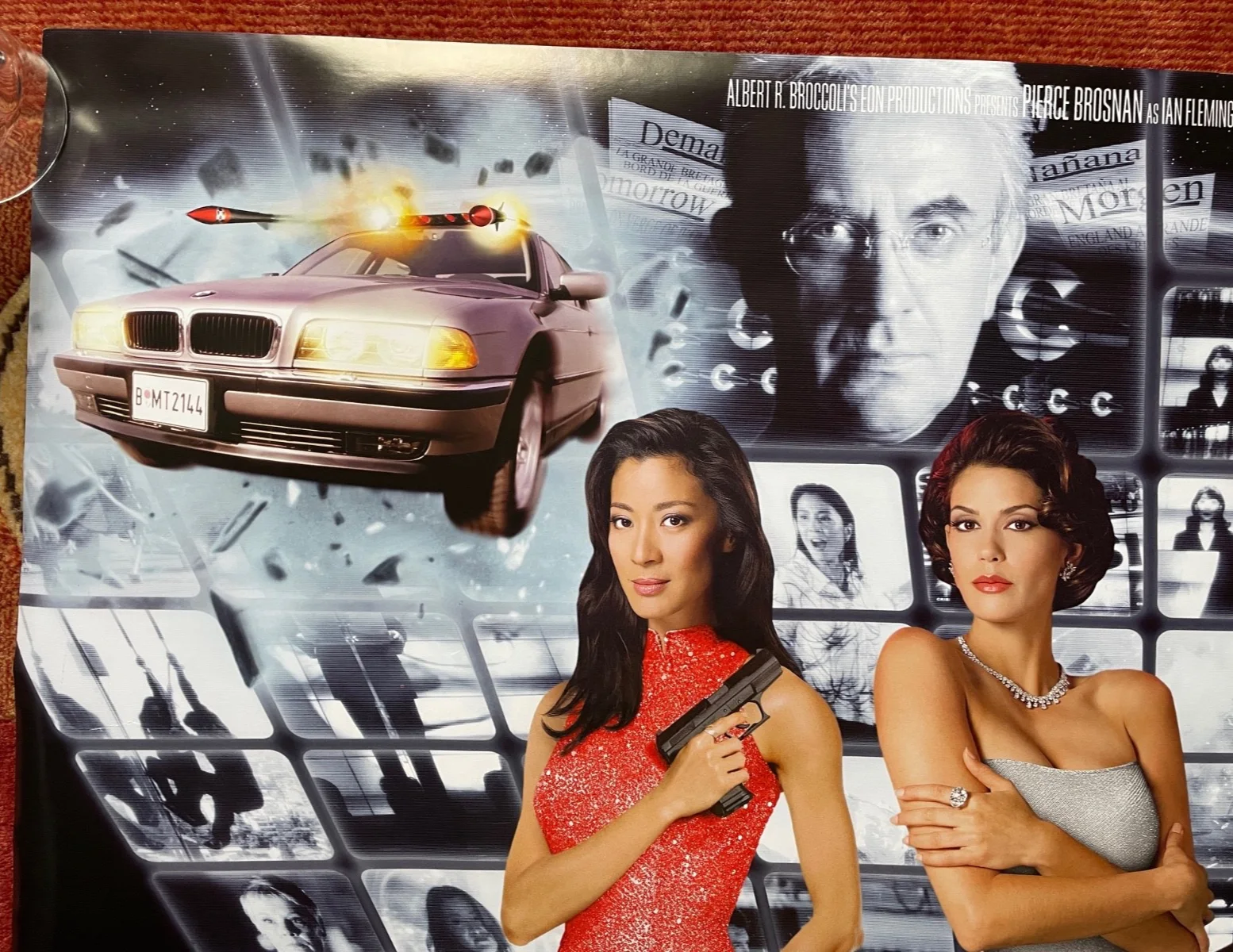 TOMORROW NEVER DIES (1997) Original 007 James Bond UK Quad Film Poster, изображение 3