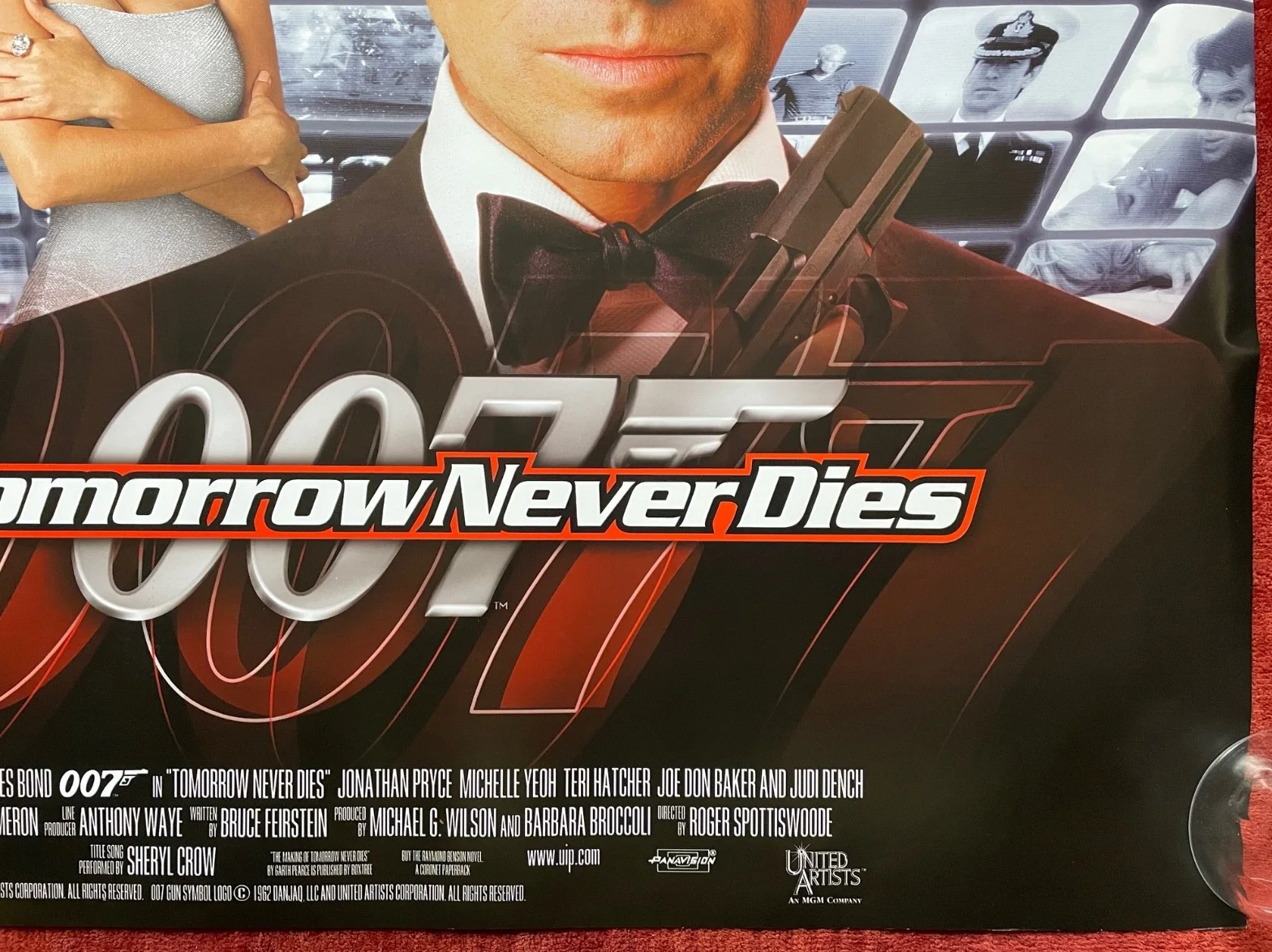 TOMORROW NEVER DIES (1997) Original 007 James Bond UK Quad Film Poster, изображение 5