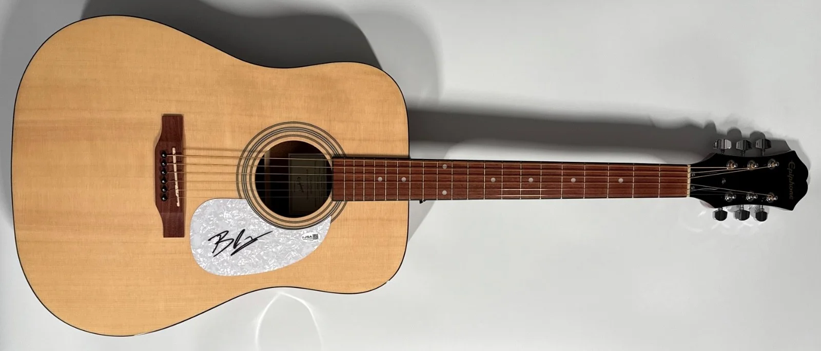 Blake Shelton JSA Autograph Signed Guitar Epiphone Acoustic, image 2