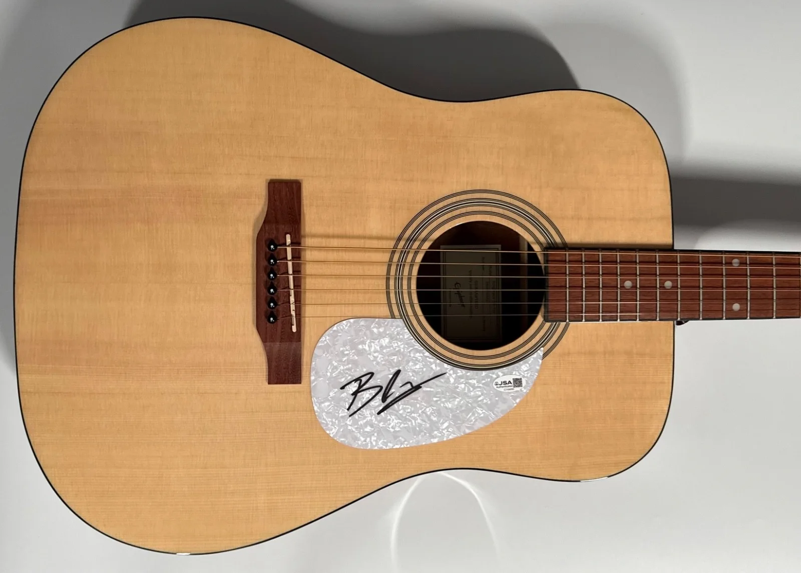 Blake Shelton JSA Autograph Signed Guitar Epiphone Acoustic, image 4