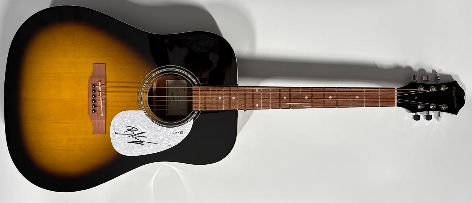 Blake Shelton JSA Autograph Signed Guitar Epiphone Acoustic, image 2