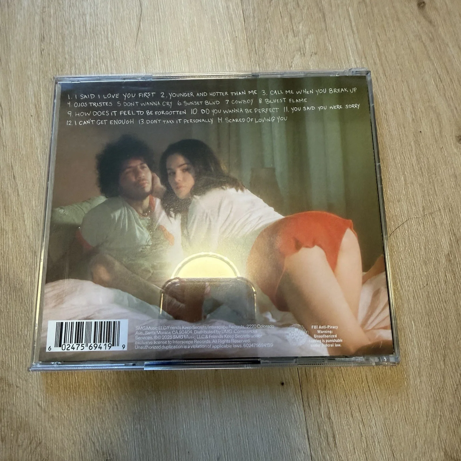 SIGNED Selena Gomez & Benny Blanco ISILYF CD Booklet, image 2