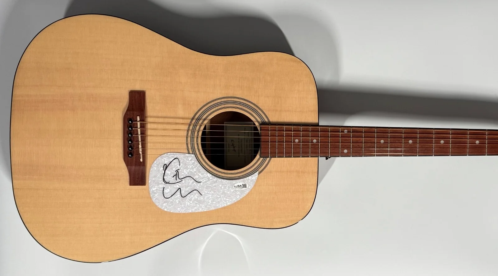 Keith Urban JSA Autograph Signed Guitar Epiphone Acoustic, image 3