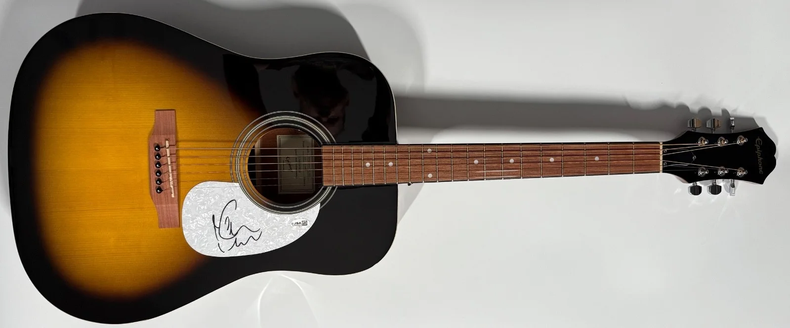 Keith Urban JSA Autograph Signed Guitar Epiphone Acoustic, image 2
