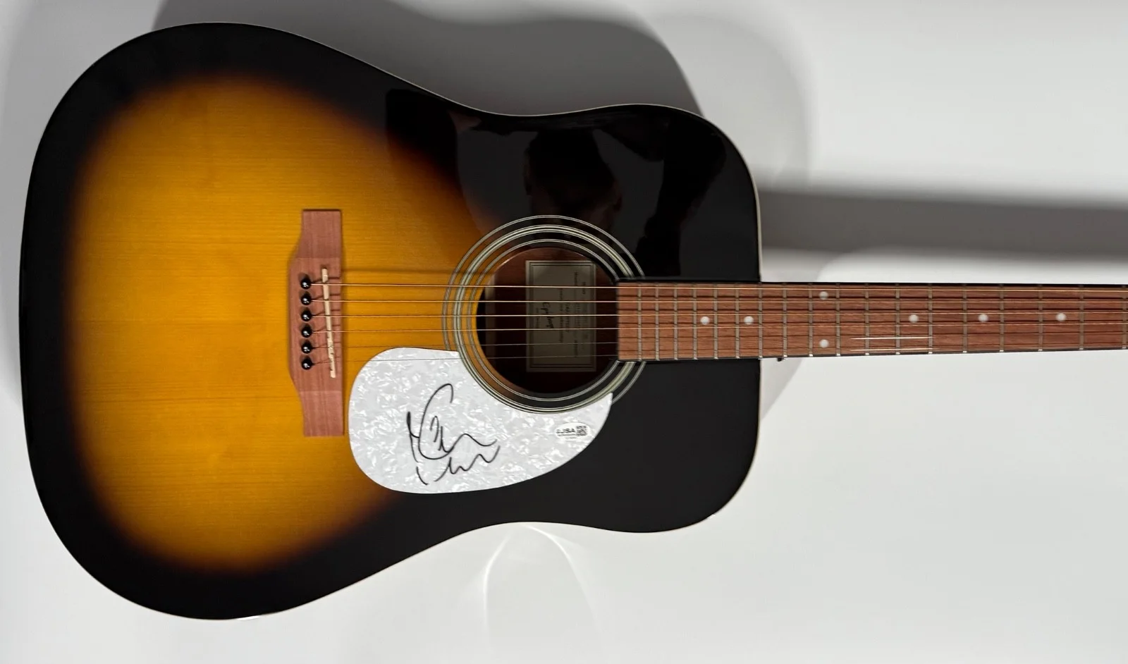 Keith Urban JSA Autograph Signed Guitar Epiphone Acoustic, image 3