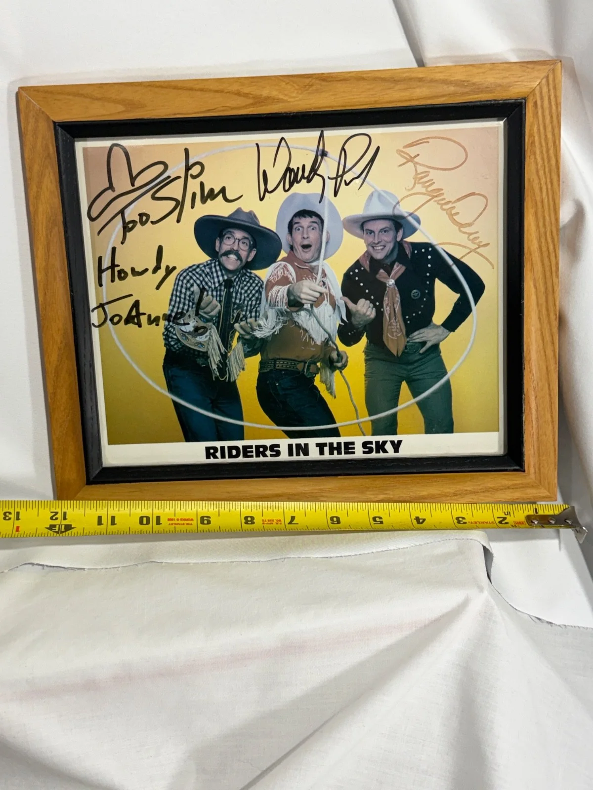 Riders in the Sky — Autographed Signed Riders in The Sky Promotional 8x10 Press Photo Country Music, изображение 2