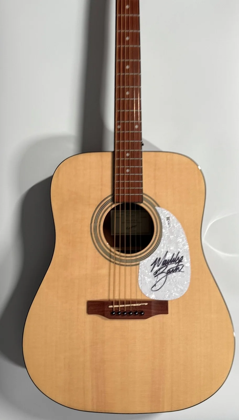 Maddox Batson JSA Autograph Signed Guitar Epiphone Acoustic, image 3