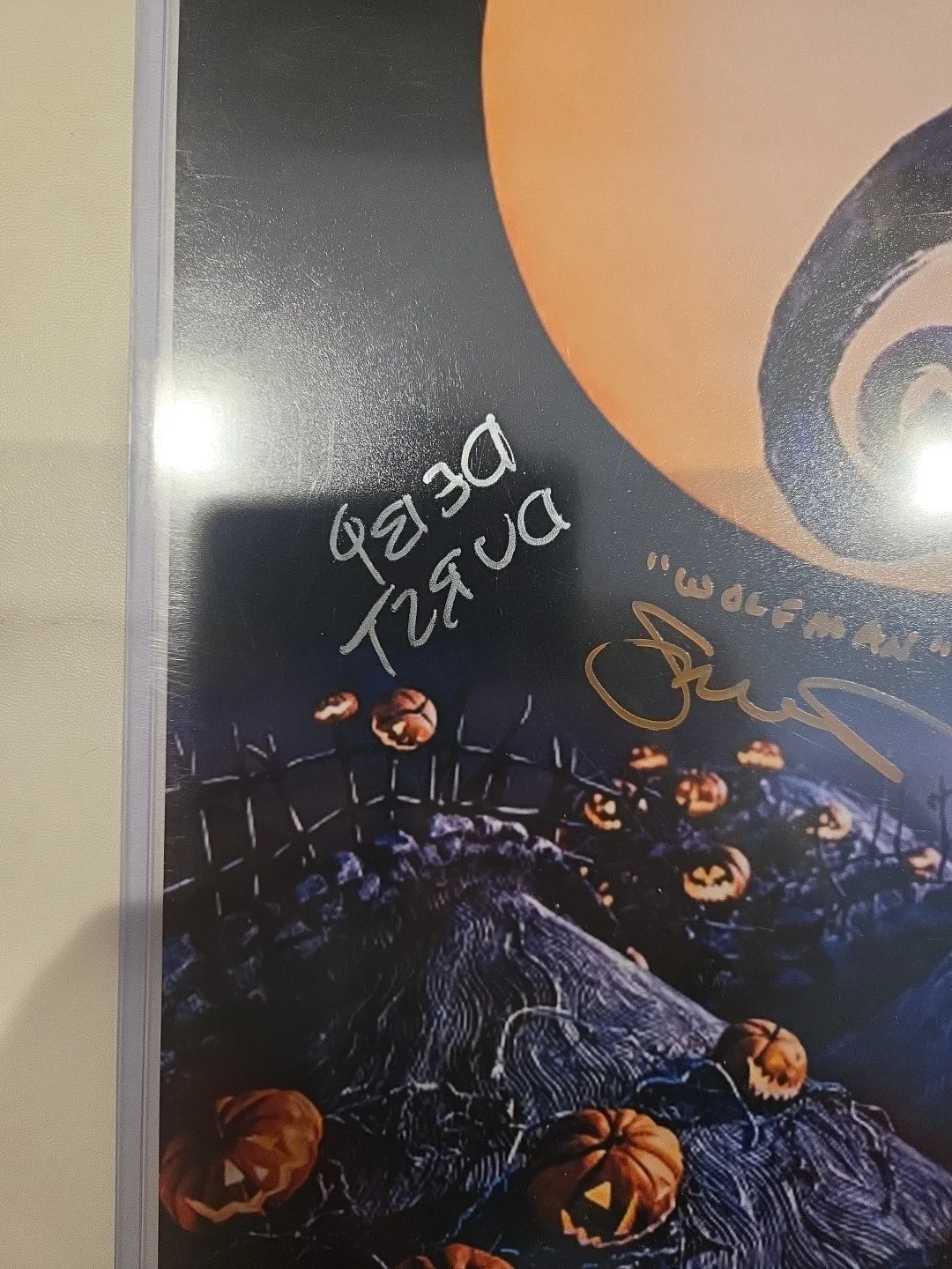 Debi Durst Glen Walters — Nightmare Before Christmas Debi Durst Glen Walters Signed Photo 11X17 beckett, изображение 2