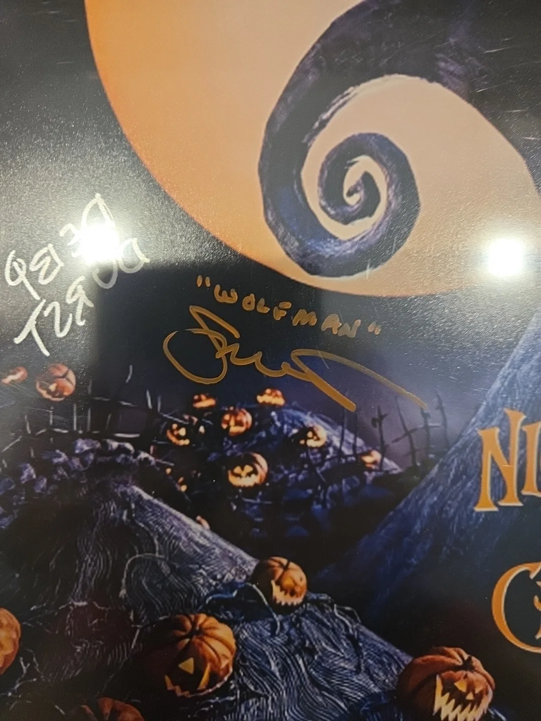 Debi Durst Glen Walters — Nightmare Before Christmas Debi Durst Glen Walters Signed Photo 11X17 beckett, изображение 3