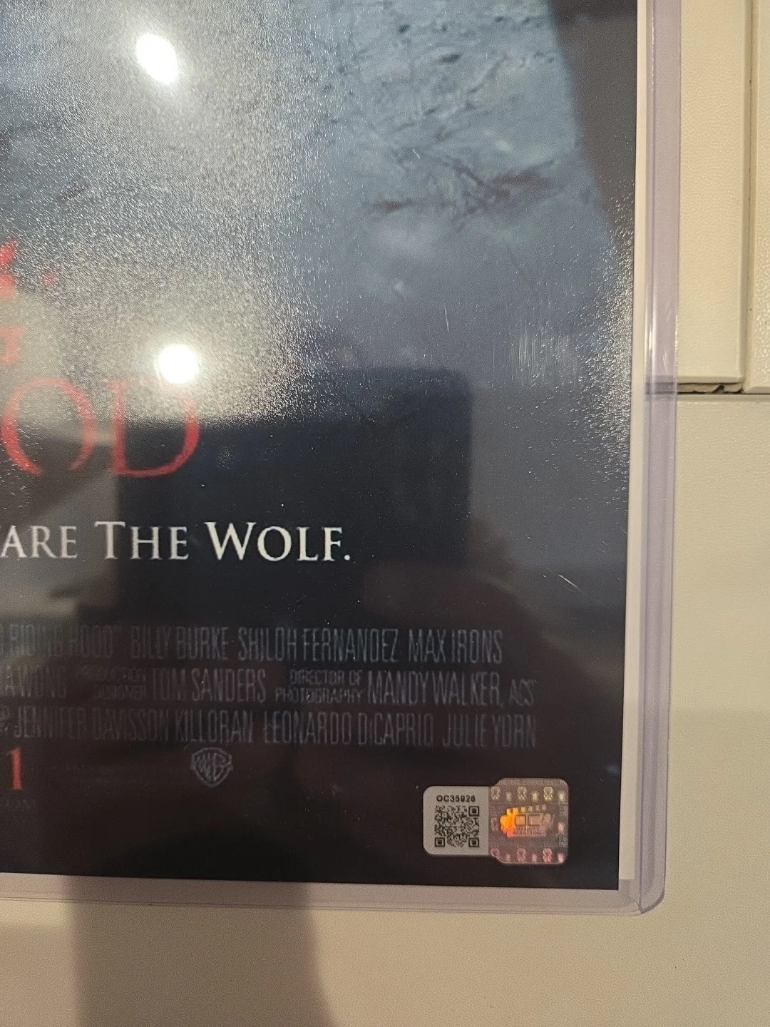 Amanda Seyfried signed 11x17 poster Red Riding Hood OCCM COA, изображение 3