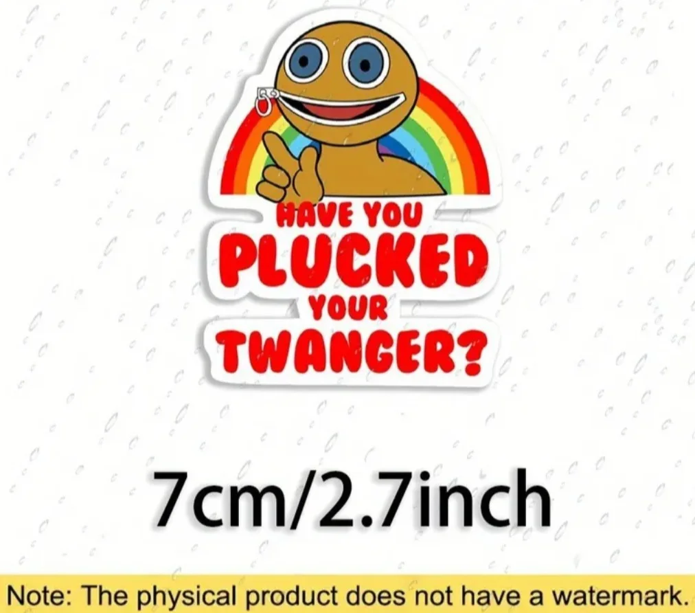 ADULT HUMOUR “ZIPPY RAINBOW” Have You Plucked Your Twanger” Adult Joke Humour, изображение 2