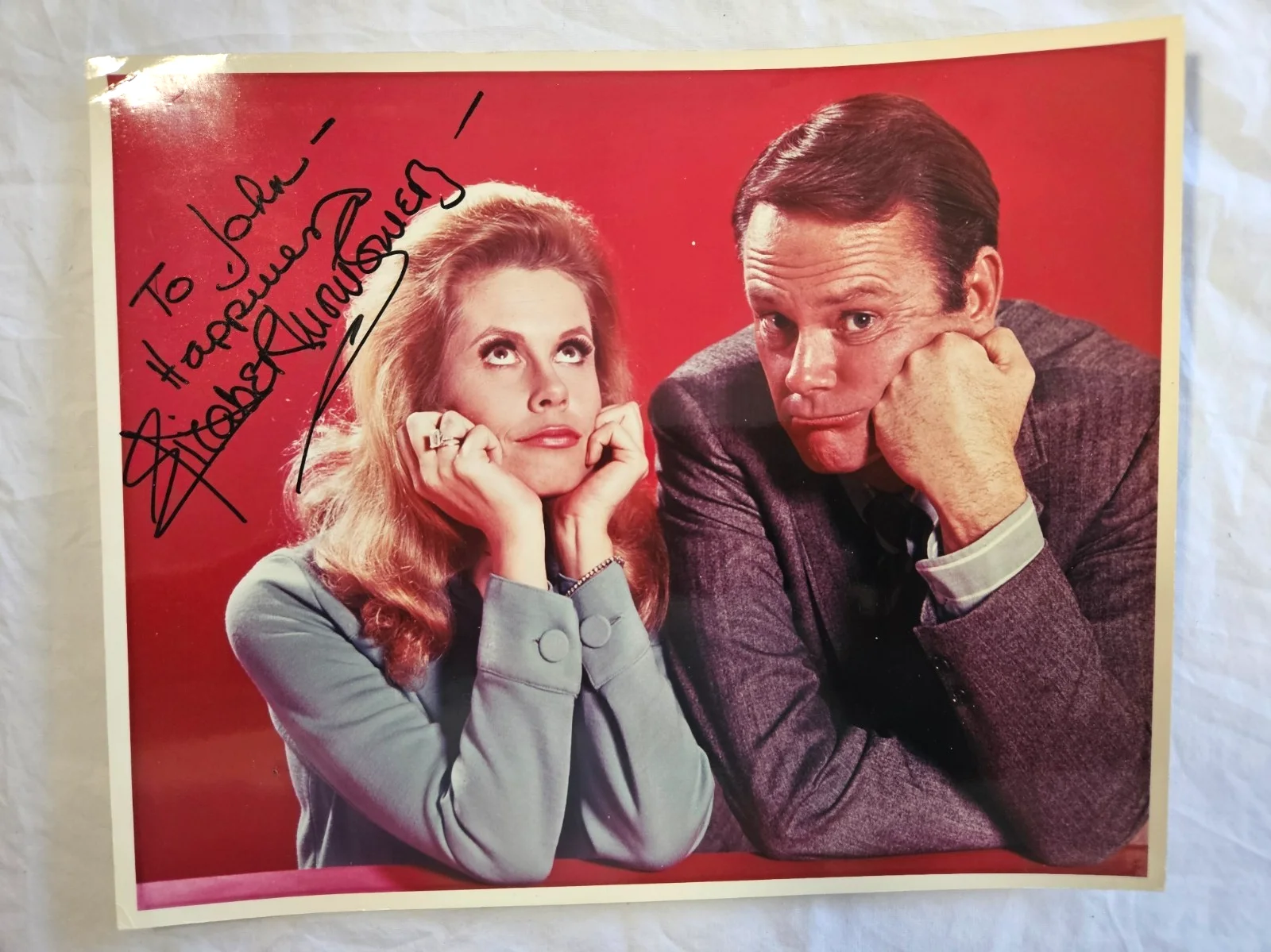 Bewitched SUPERFAN Lot of 4 signed 8x10 Elizabeth Montgomery + ADAM & TABITHA, image 3
